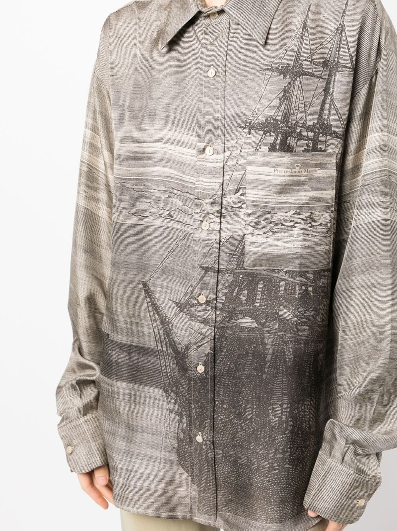 graphic-print long-sleeve shirt 5