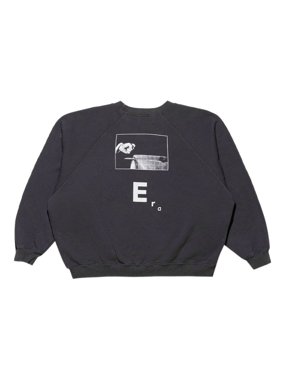 raglan-sleeves graphic-print sweatshirt - 2