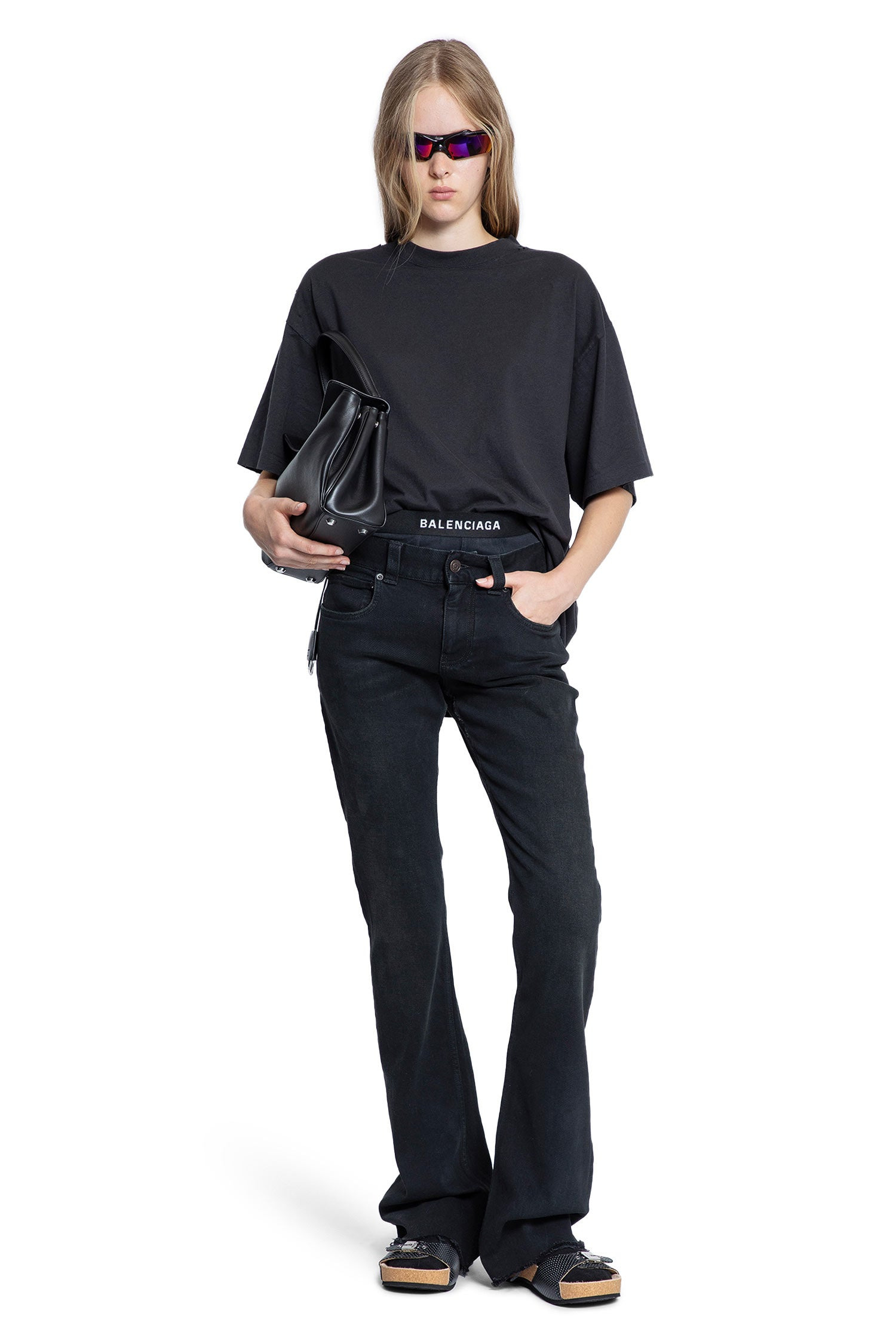 Slim-Fit-Bootcut-Pants-In-Cotton-Denim - 5