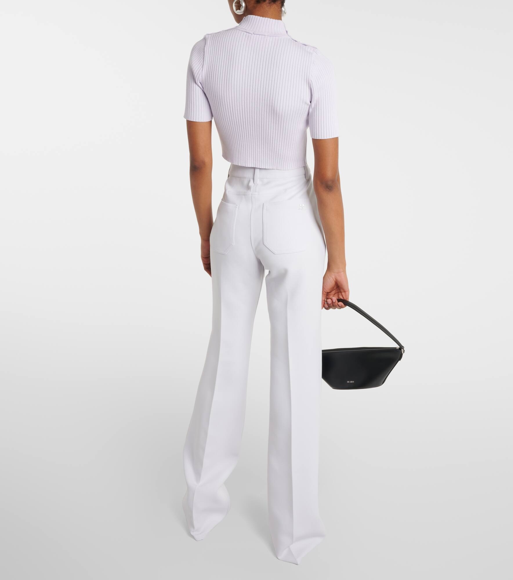 Uniform flared pants - 3