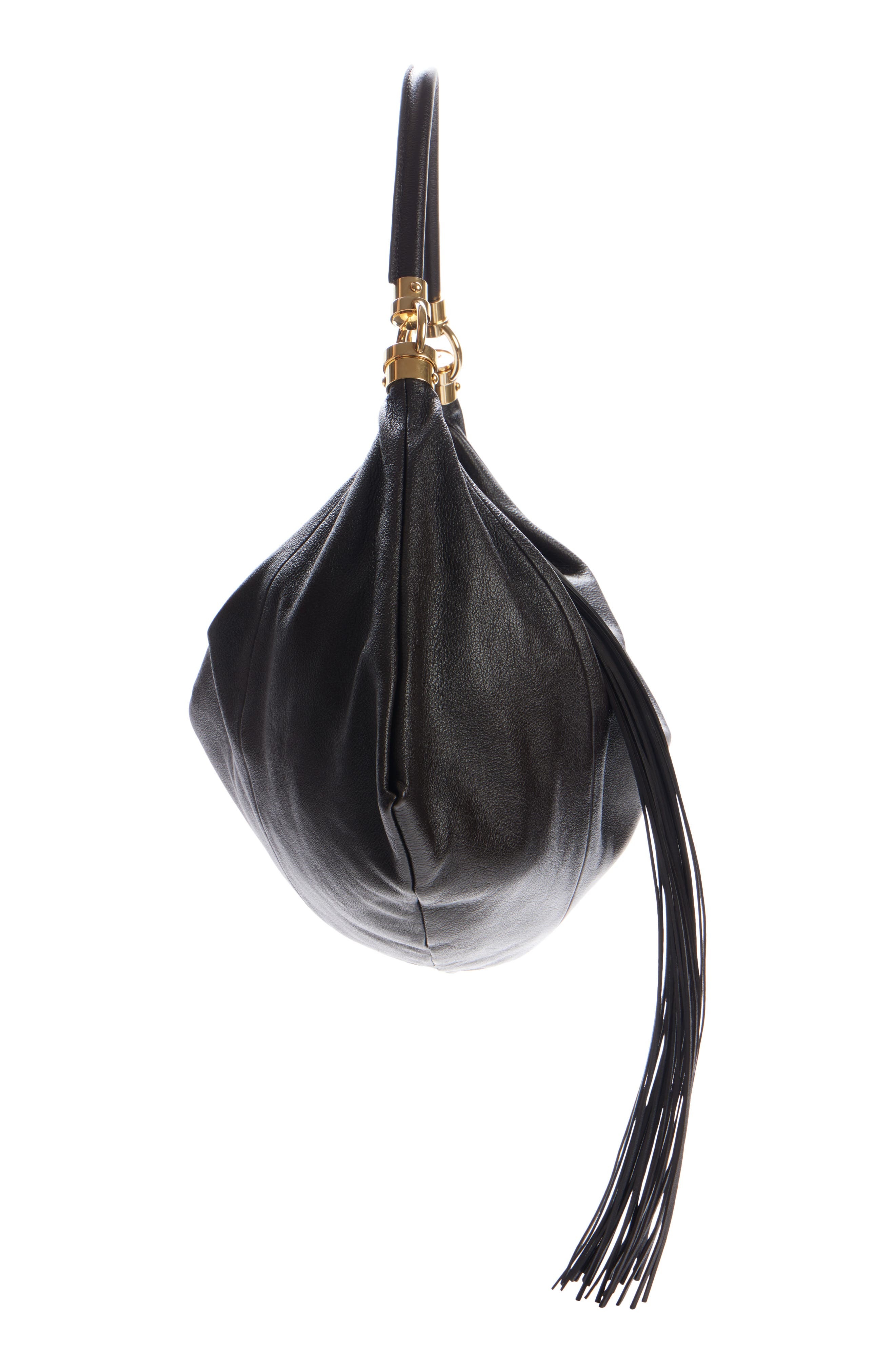 Chloé Medium Foulard Leather Hobo Bag in Kohl Brown at Nordstrom - 4
