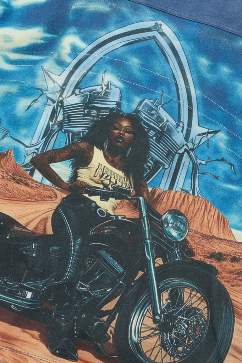 WHO DECIDES WAR BIKER JERSEY VINTAGE GREY MULTI outlook