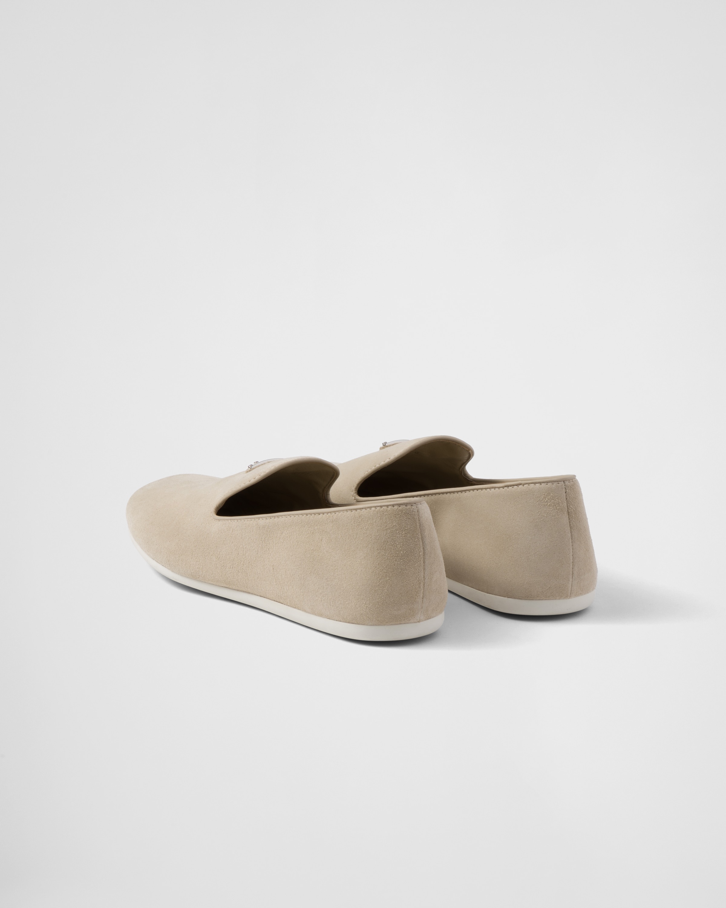 Suede slip-on shoes - 4