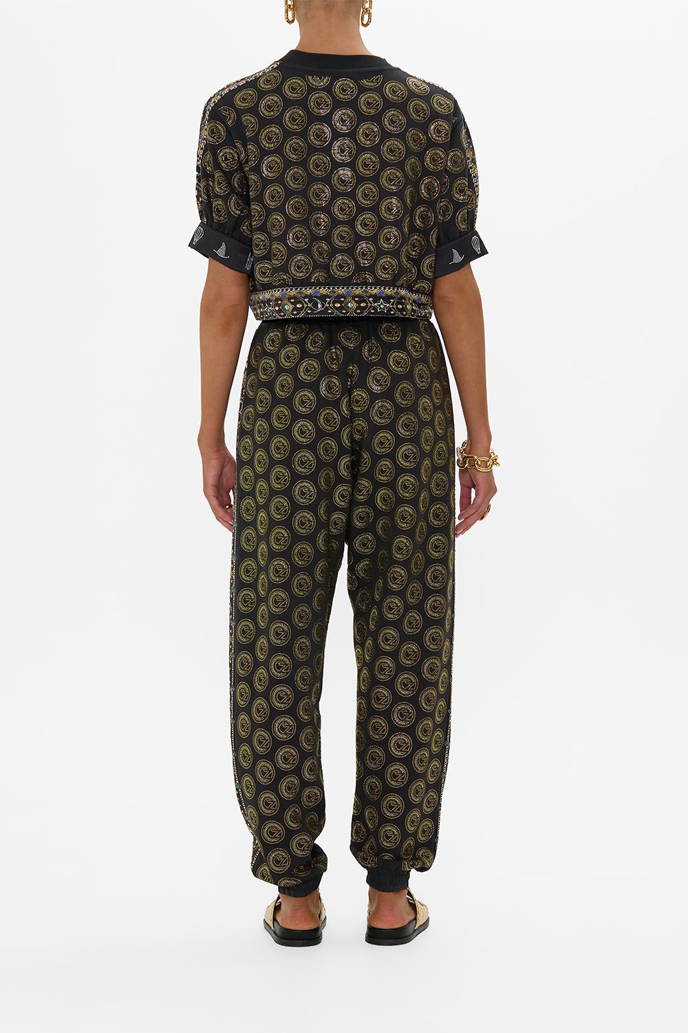 JERSEY TRACK PANT WITH SIDE PANELS - 3