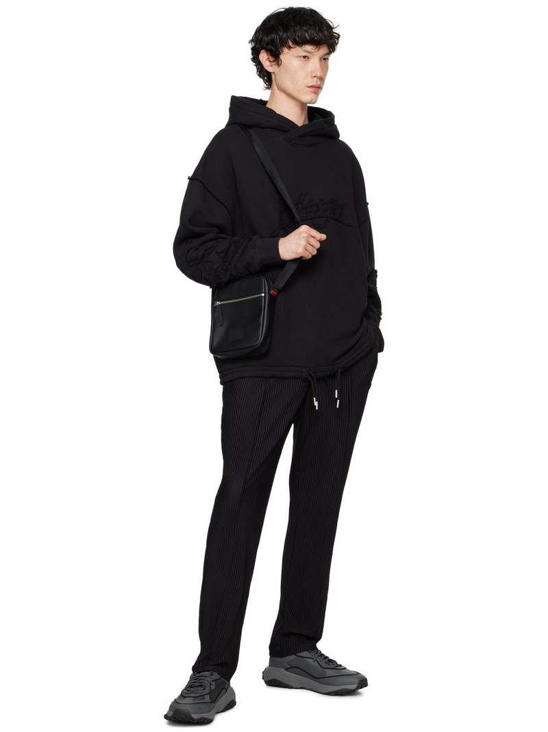 HUGO Black Logo Hoodie outlook