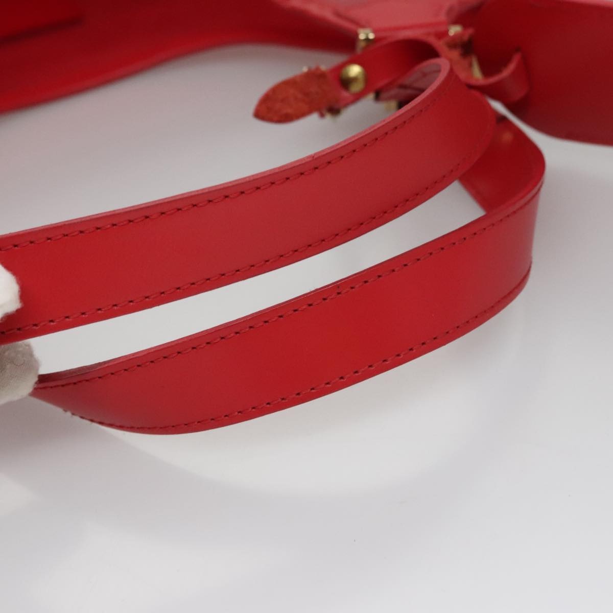 LOUIS VUITTON Epi Plage Via Hand Bag Vinyl Red Grenadine M92152 - 7