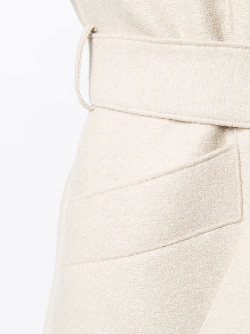 Harris Wharf London Belted Wool Coat outlook