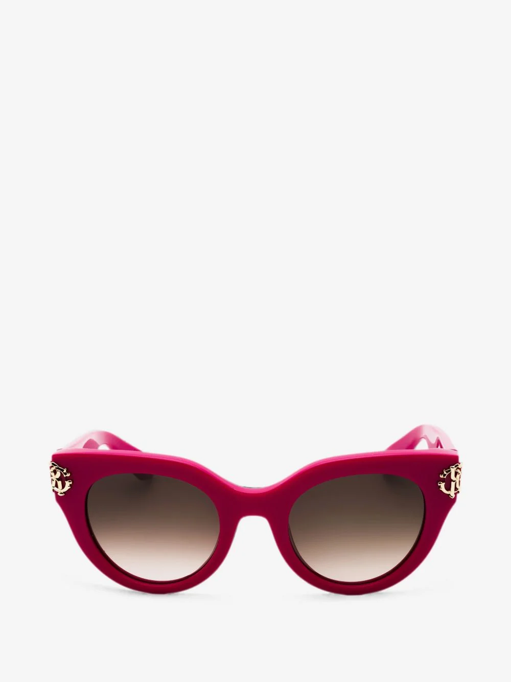 logo-detail cat-eye sunglasses - 1