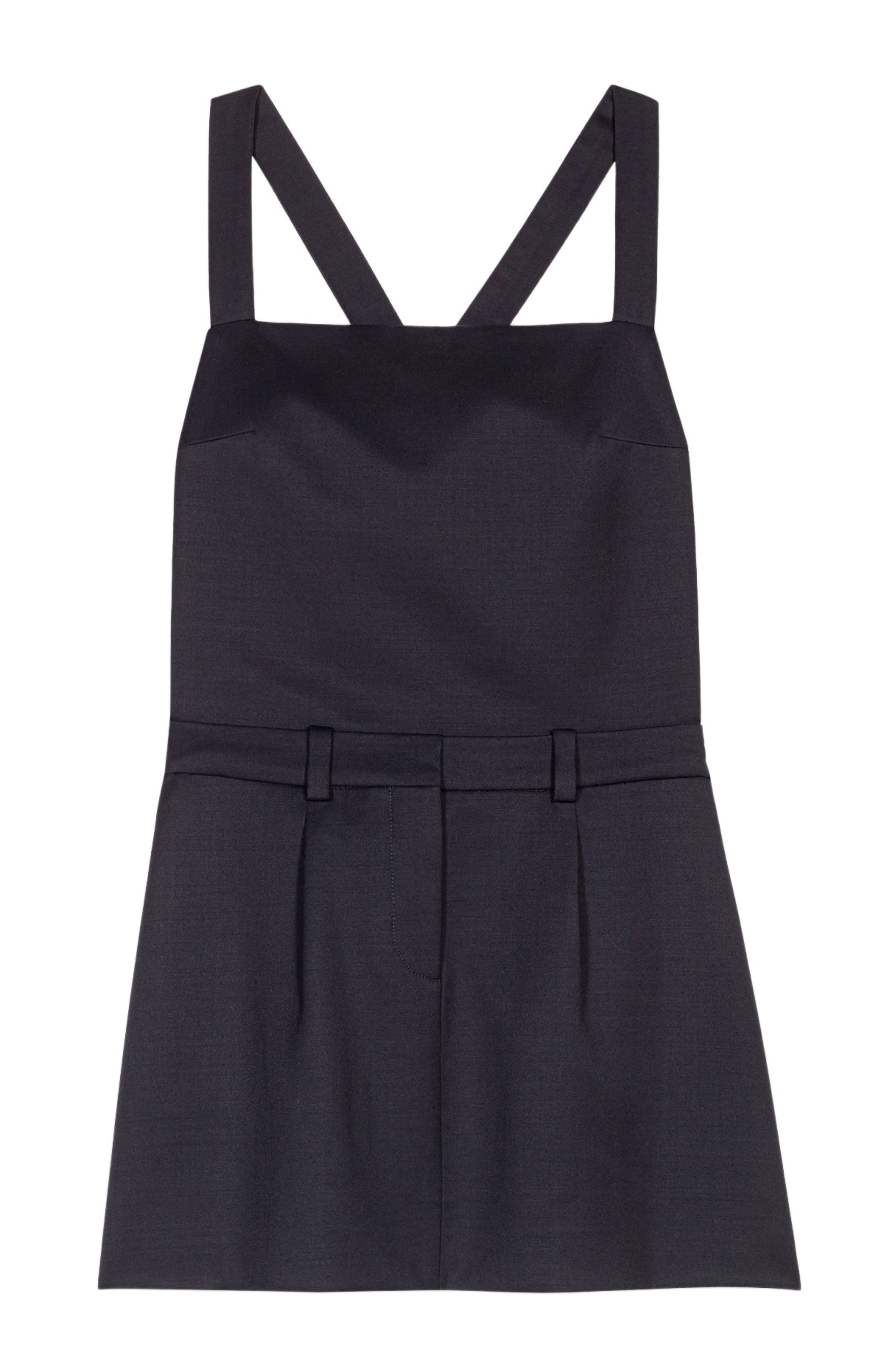 maje Pinafore strap dress in Navy at Nordstrom - 8