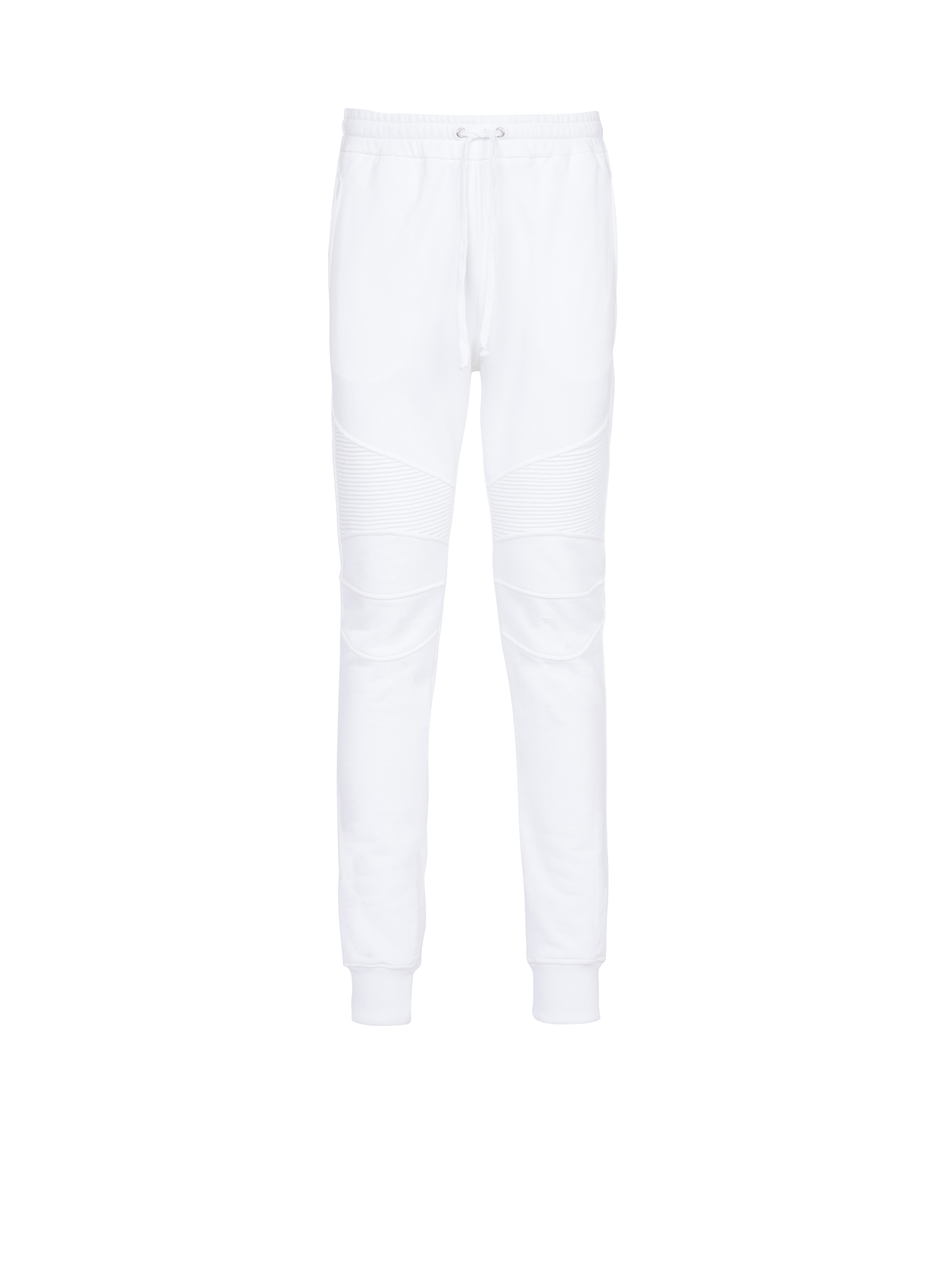 Cotton sweatpants with Balmain Paris logo - 1