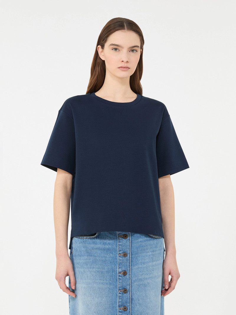 MULTID Cotton jersey T-shirt - NAVY 3