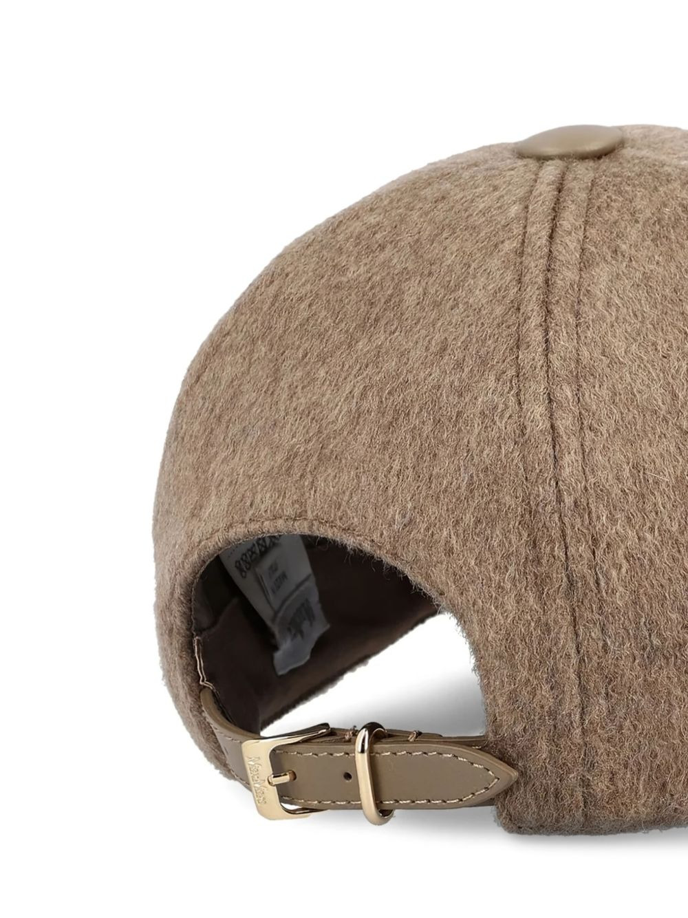 logo-plaque cashmere cap - 4