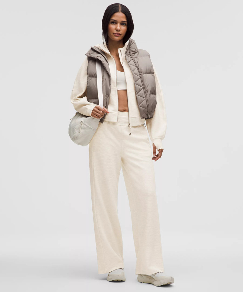 Scuba Mid-Rise Wide-Leg Pant *Waffle 1