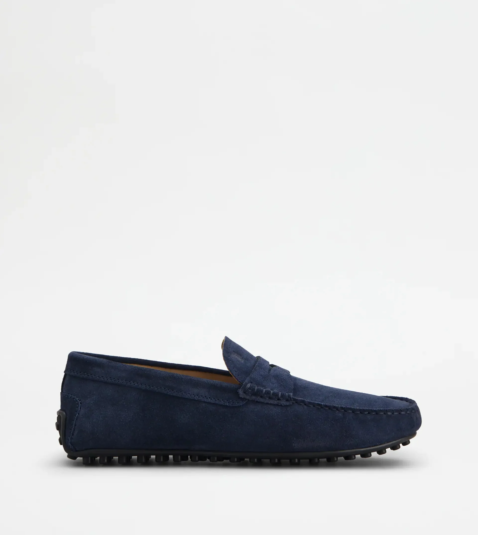 CITY GOMMINO DRIVING SHOES IN SUEDE - BLUE - 1
