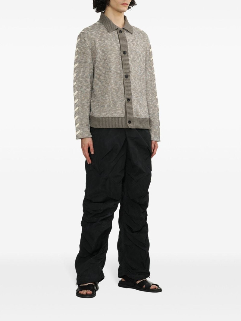 Andersson Bell asymmetric wide-leg trousers outlook