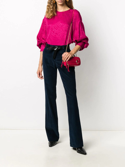 Etro paisley print Juliet sleeve blouse outlook