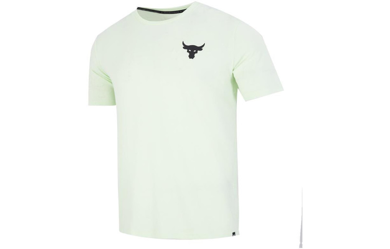 Under Armour Project Rock Respect Training T-Shirt 'Phosphor Green' 1373744-369 - 1