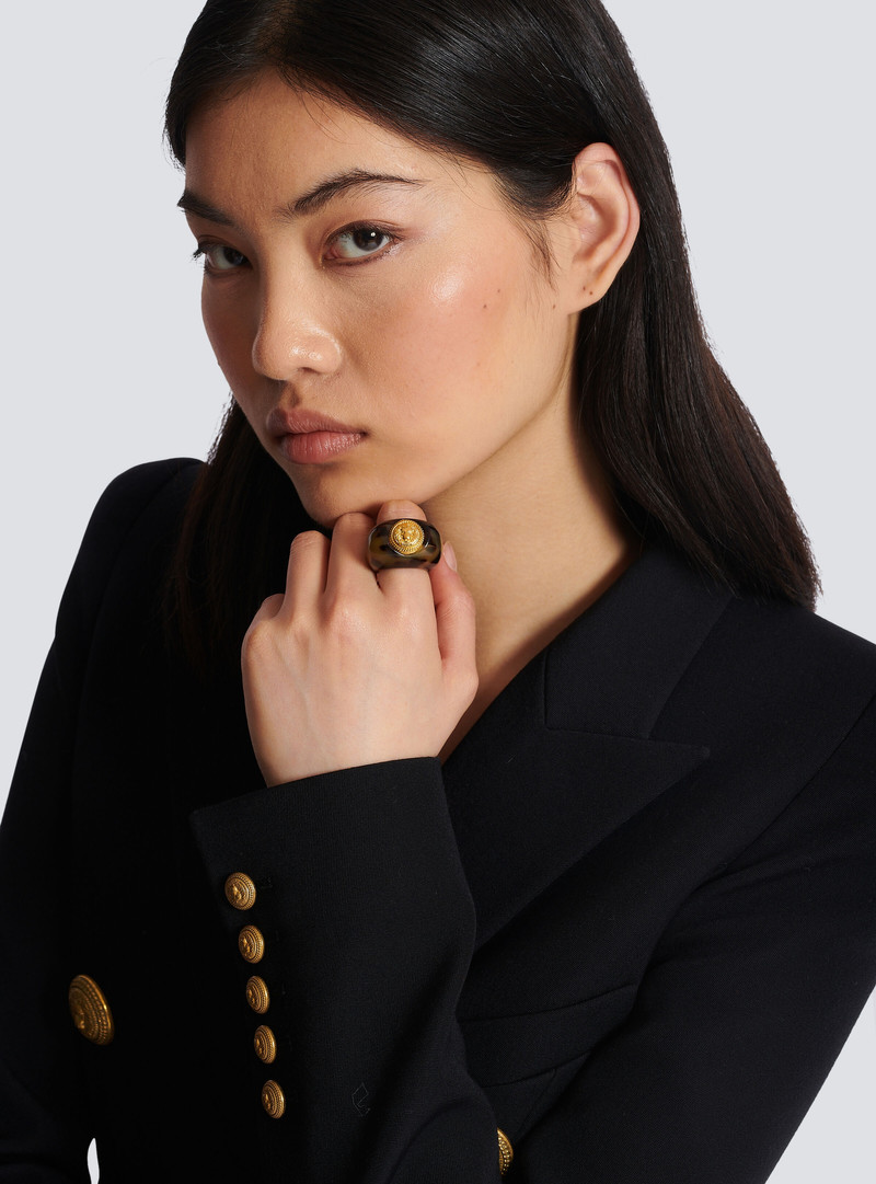 Balmain Lion ring outlook