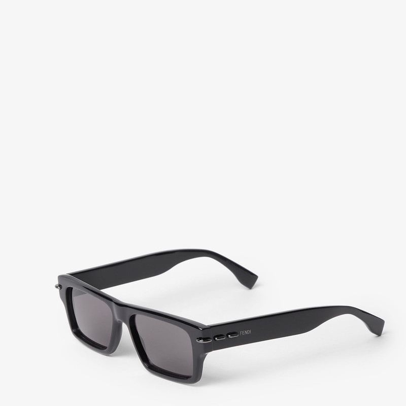 FENDI Fendi Selleria Black acetate sunglasses outlook
