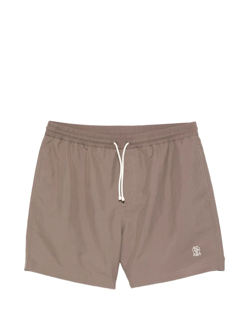 drawstring swim shorts - 1