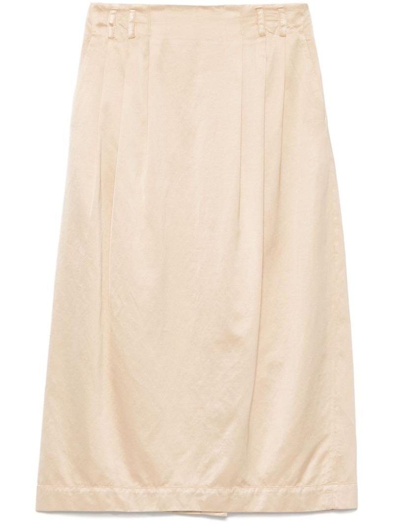 satin midi skirt 1