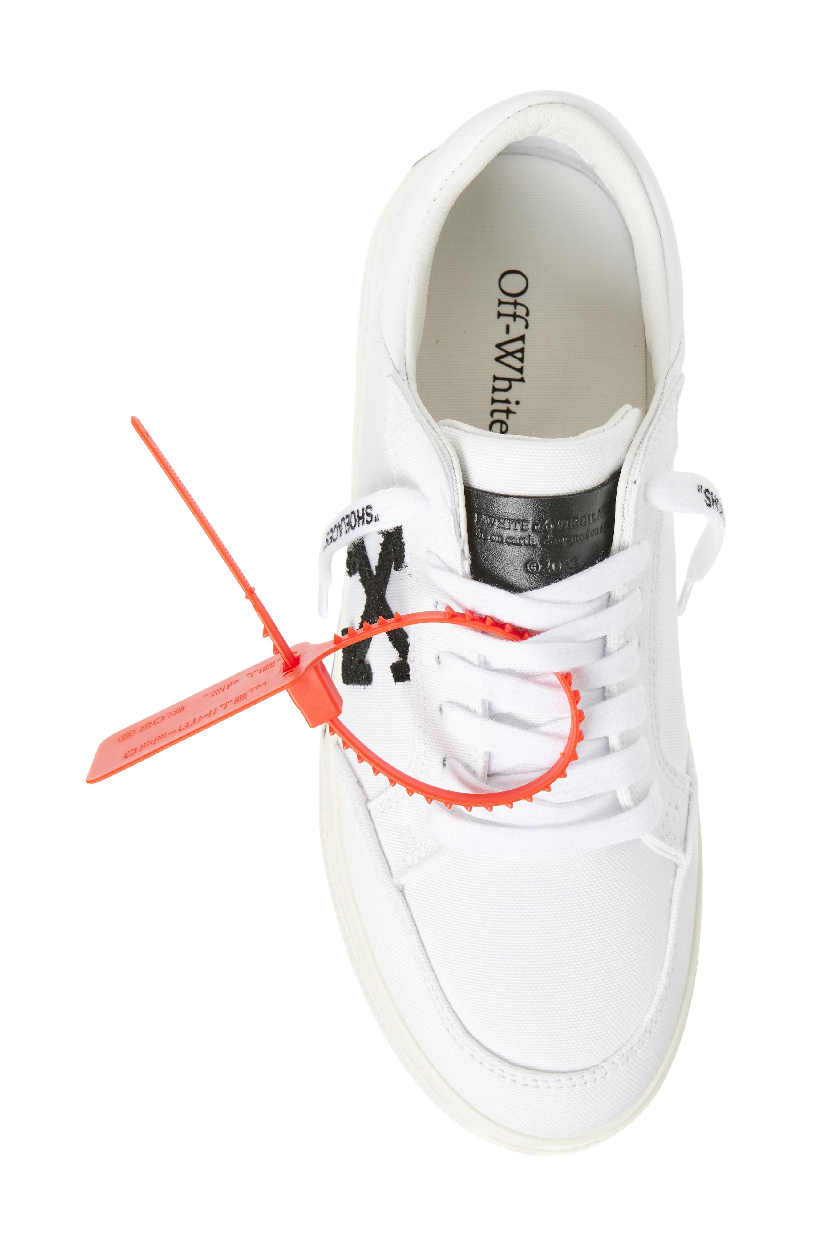 Off-White New Vulcanized Low Top Sneaker in White - 5