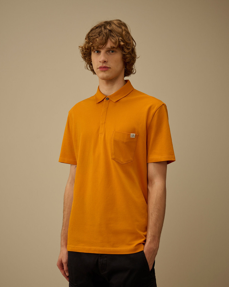 Stretch Piquet Short Sleeve Chest Pocket Polo 3