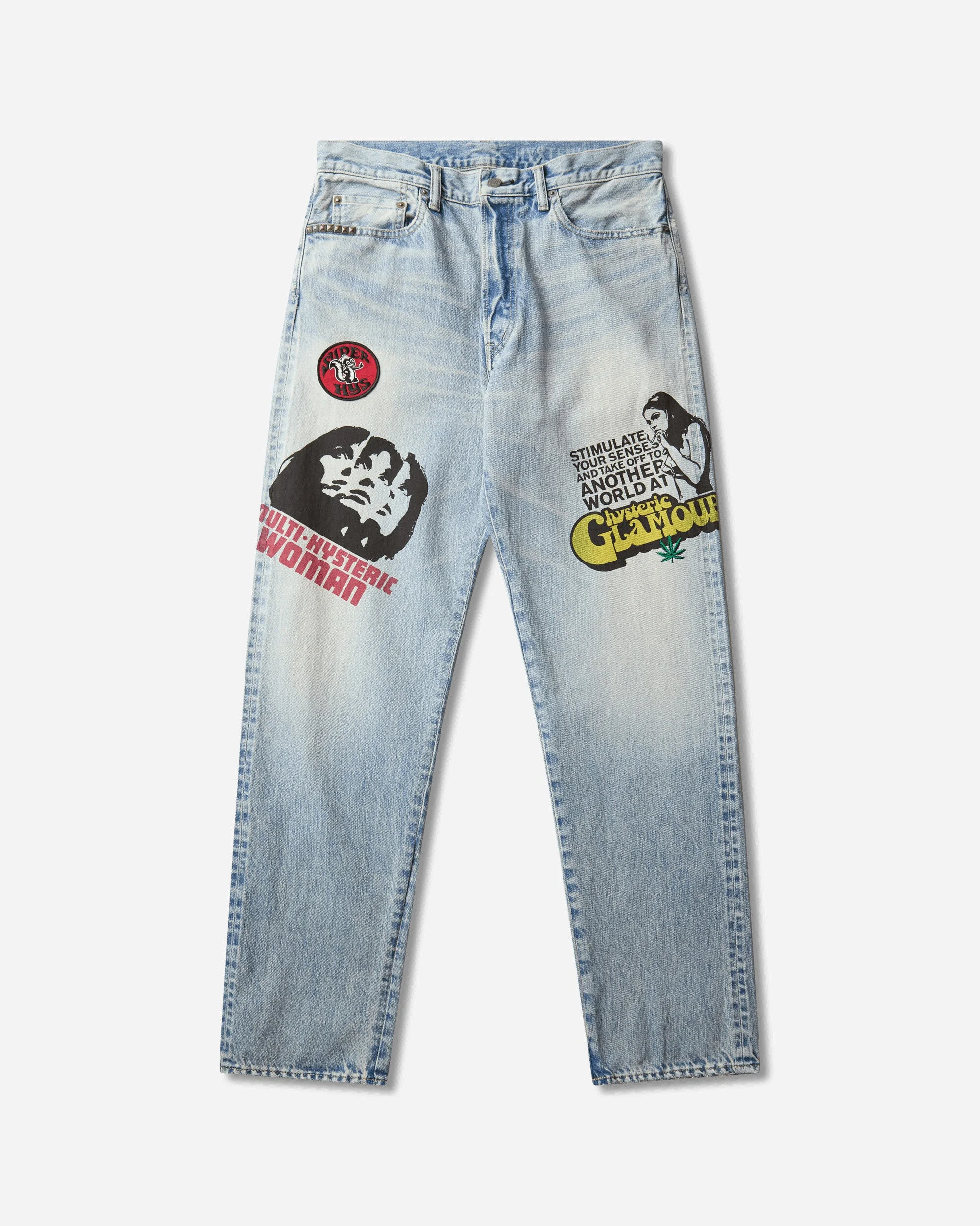 Men's Hysteric Days 50's XX Straight Denim Pants Indigo - 1
