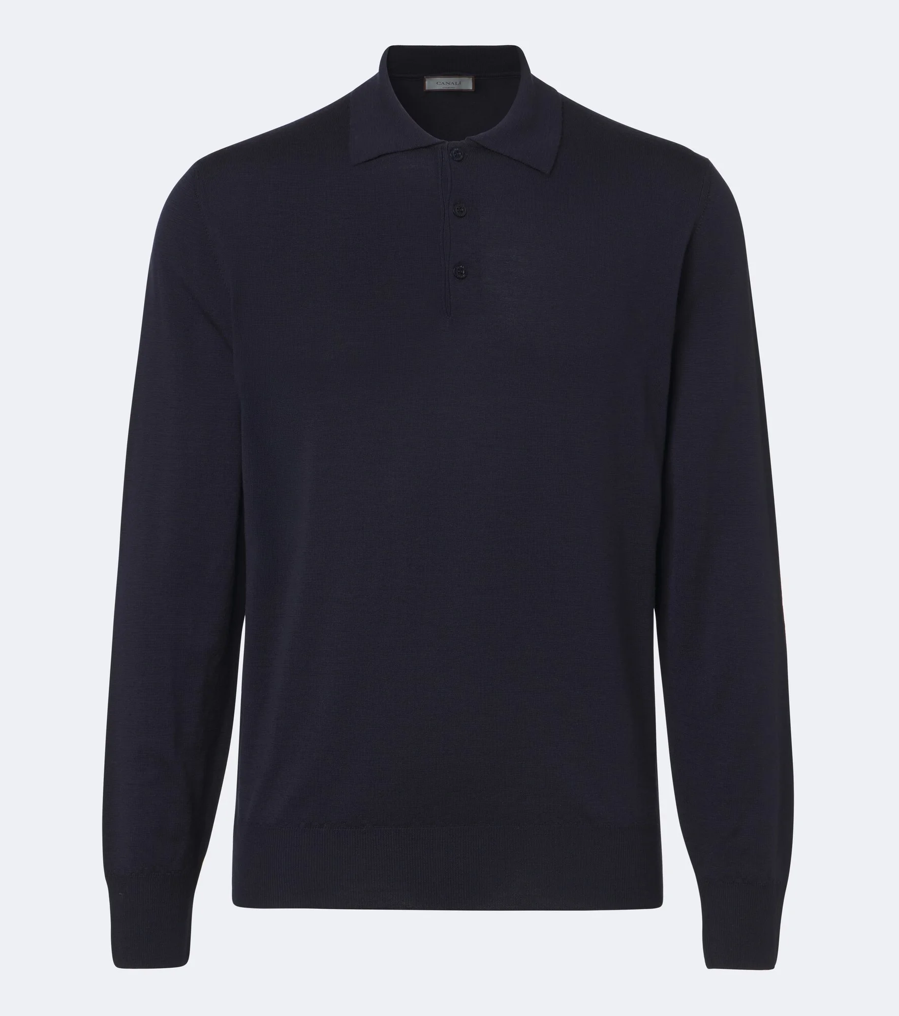 Wool polo shirt - 1
