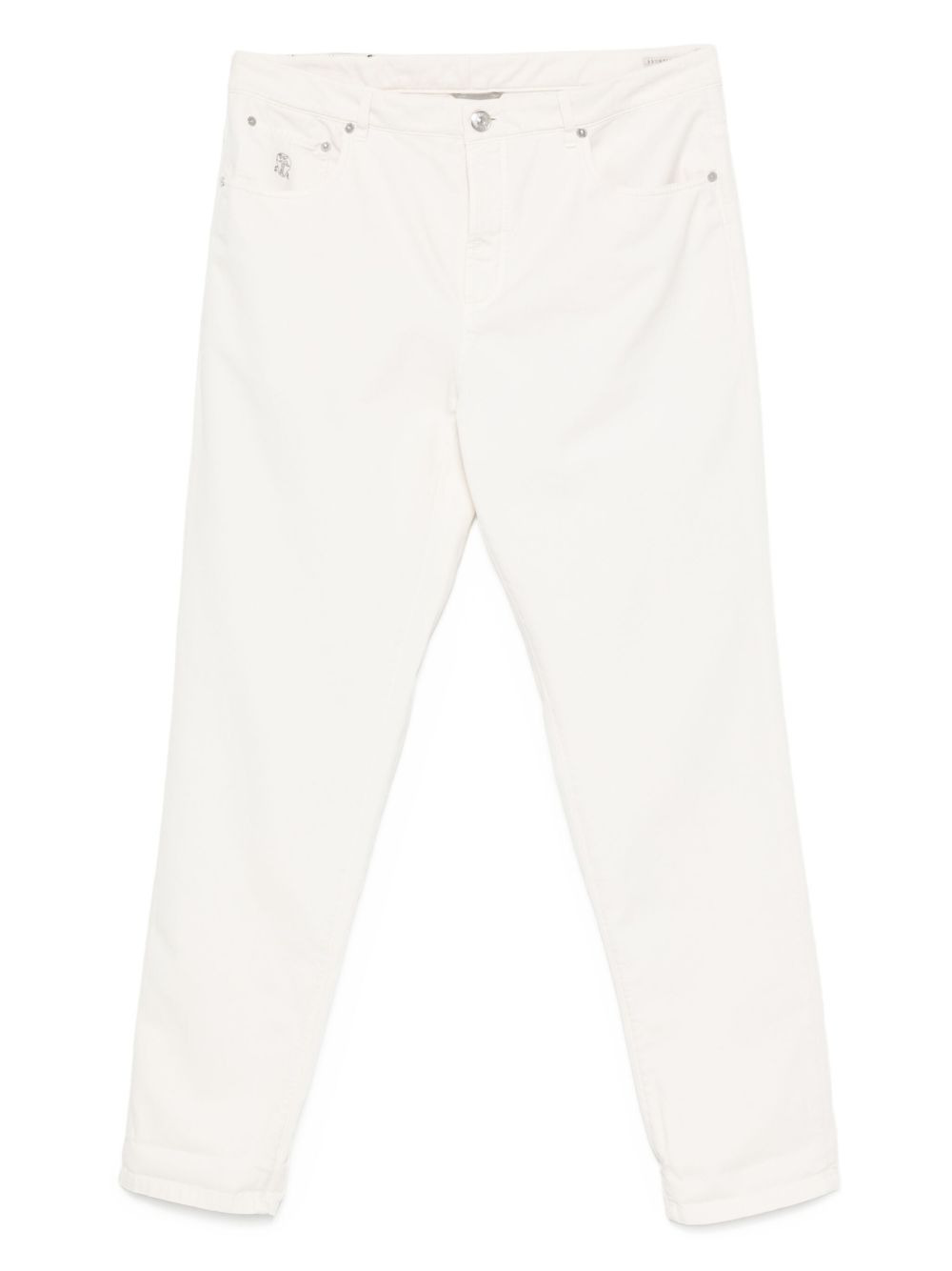 Brunello Cucinelli Trousers White - 1