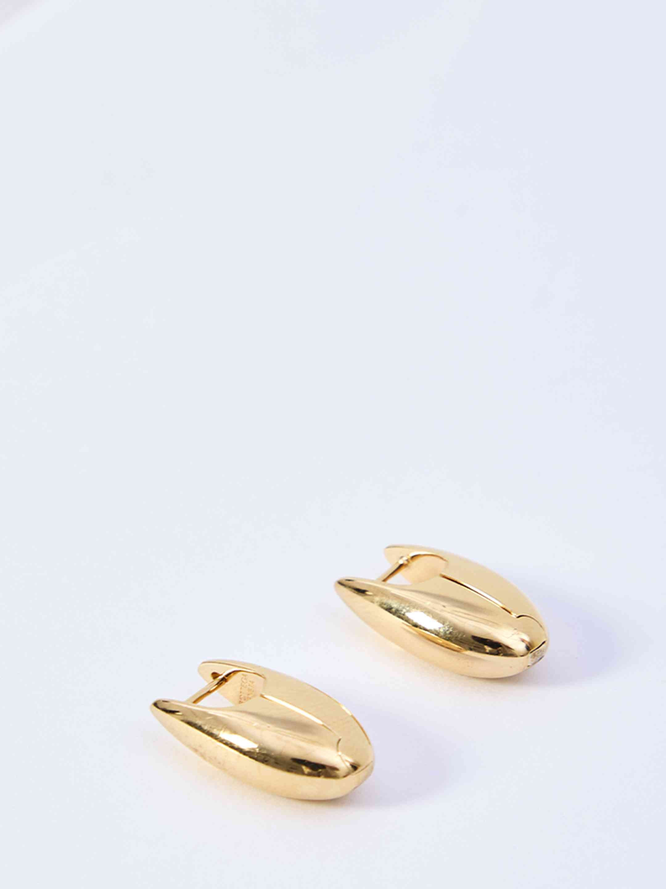 Bottega Veneta Women Golden Earrings - 2