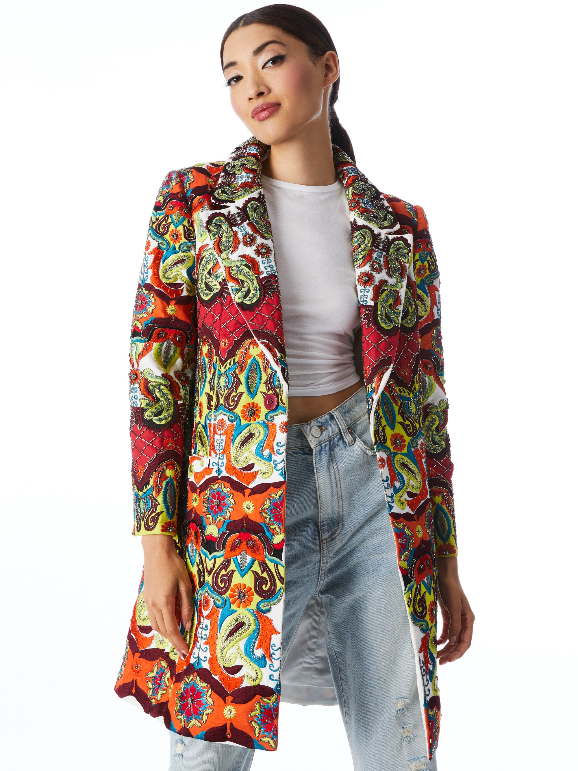 IVAN EMBELLISHED COAT - 2