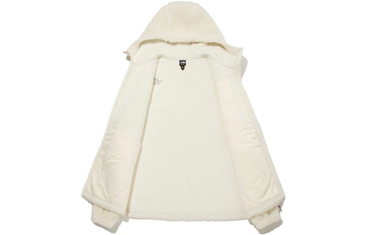 THE NORTH FACE Fleece Hoodie Jacket 'White' NJ4FM57A - 3