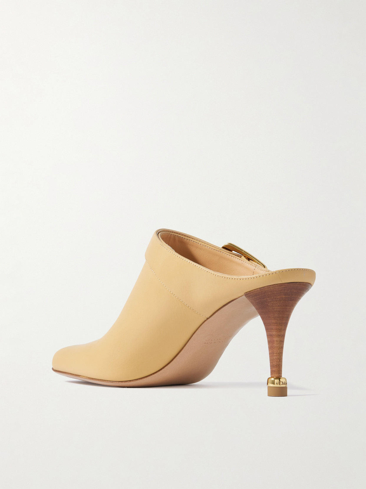 Andrea Leather Mules - 3