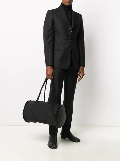 Bottega Veneta Intrecciato panel detail holdall outlook