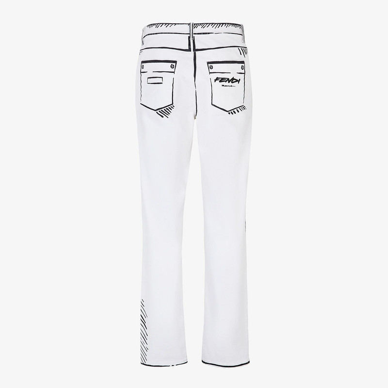 FENDI Fendi Roma Joshua Vides denim jeans outlook