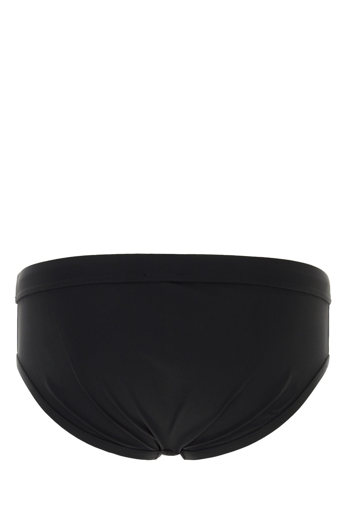 Black stretch nylon swimming brief - 2