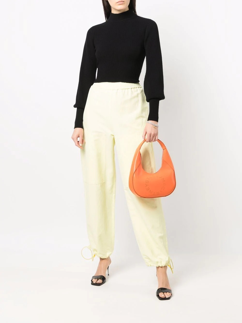 drawstring cuff track pants - 2