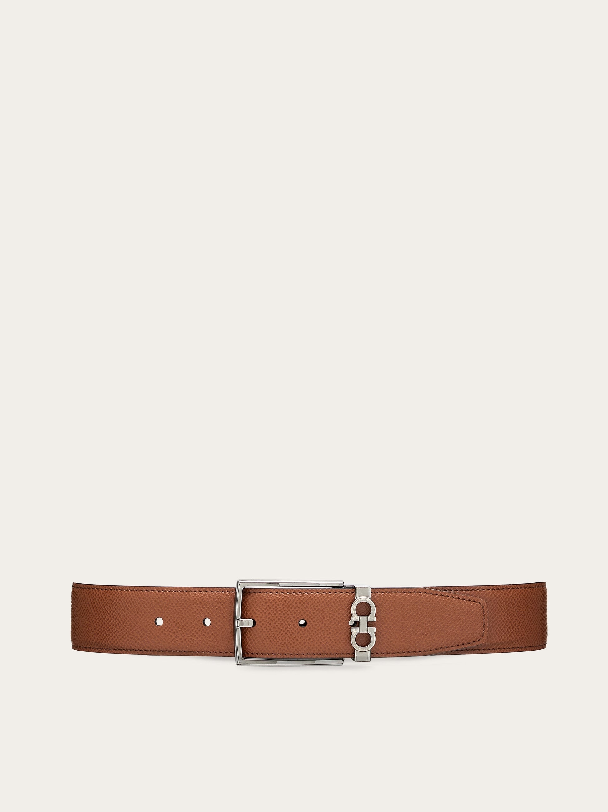 Reversible and adjustable Gancini belt - 1