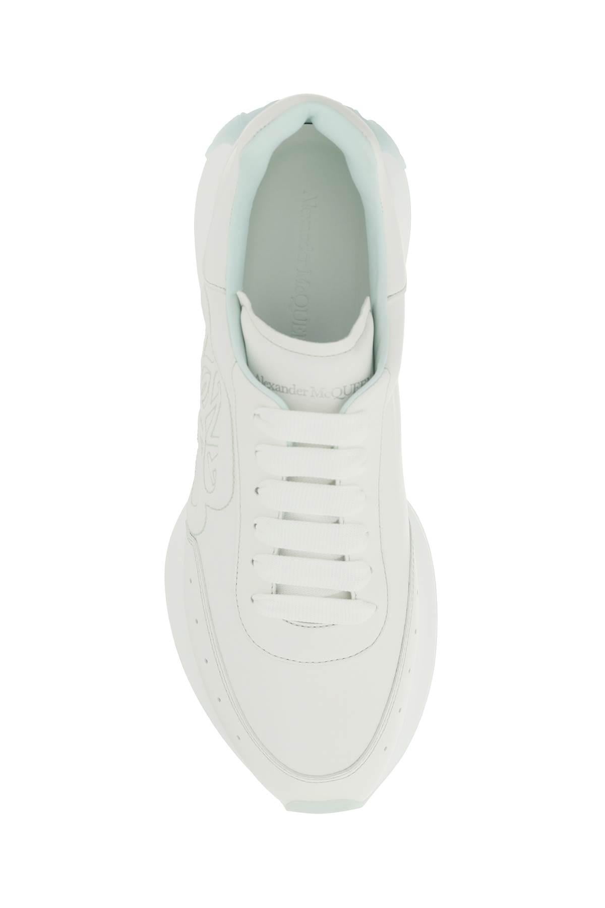 'SPRINT RUNNER' LEATHER SNEAKERS - 3