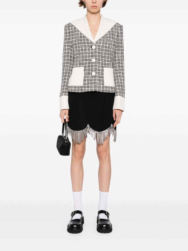 【KIMHEKIM】Malevich Tweed Jacket Dress Malevich Tweed Jacket Dress (Black/White) - KIMHĒKIM