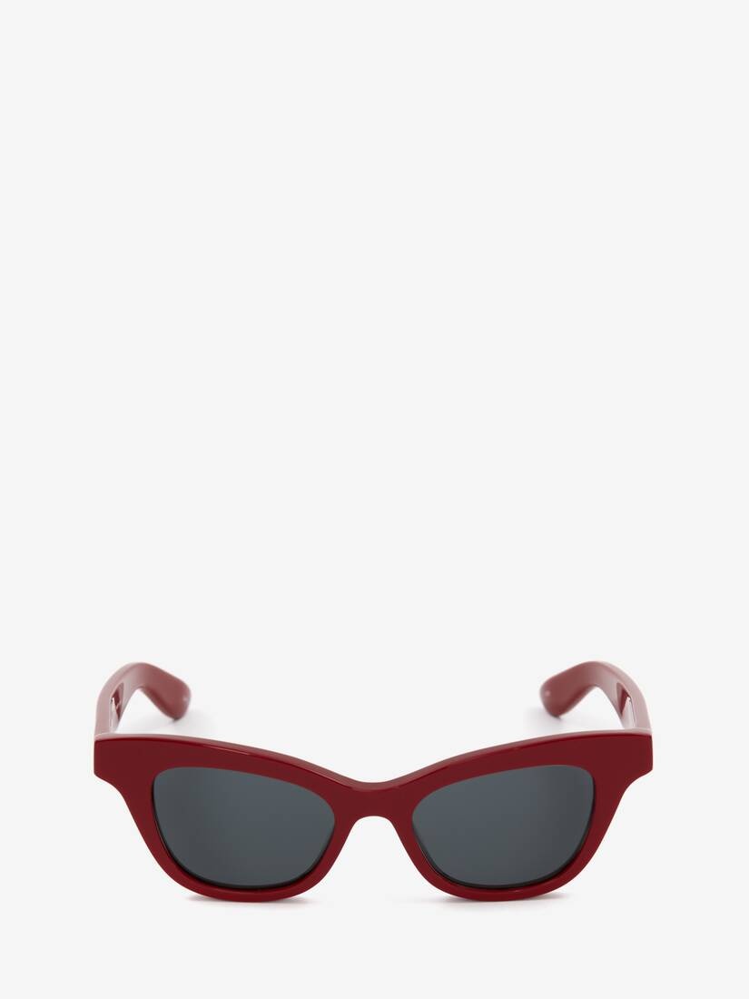 Women's McQueen Cat-eye Sunglasses in Rot - 1