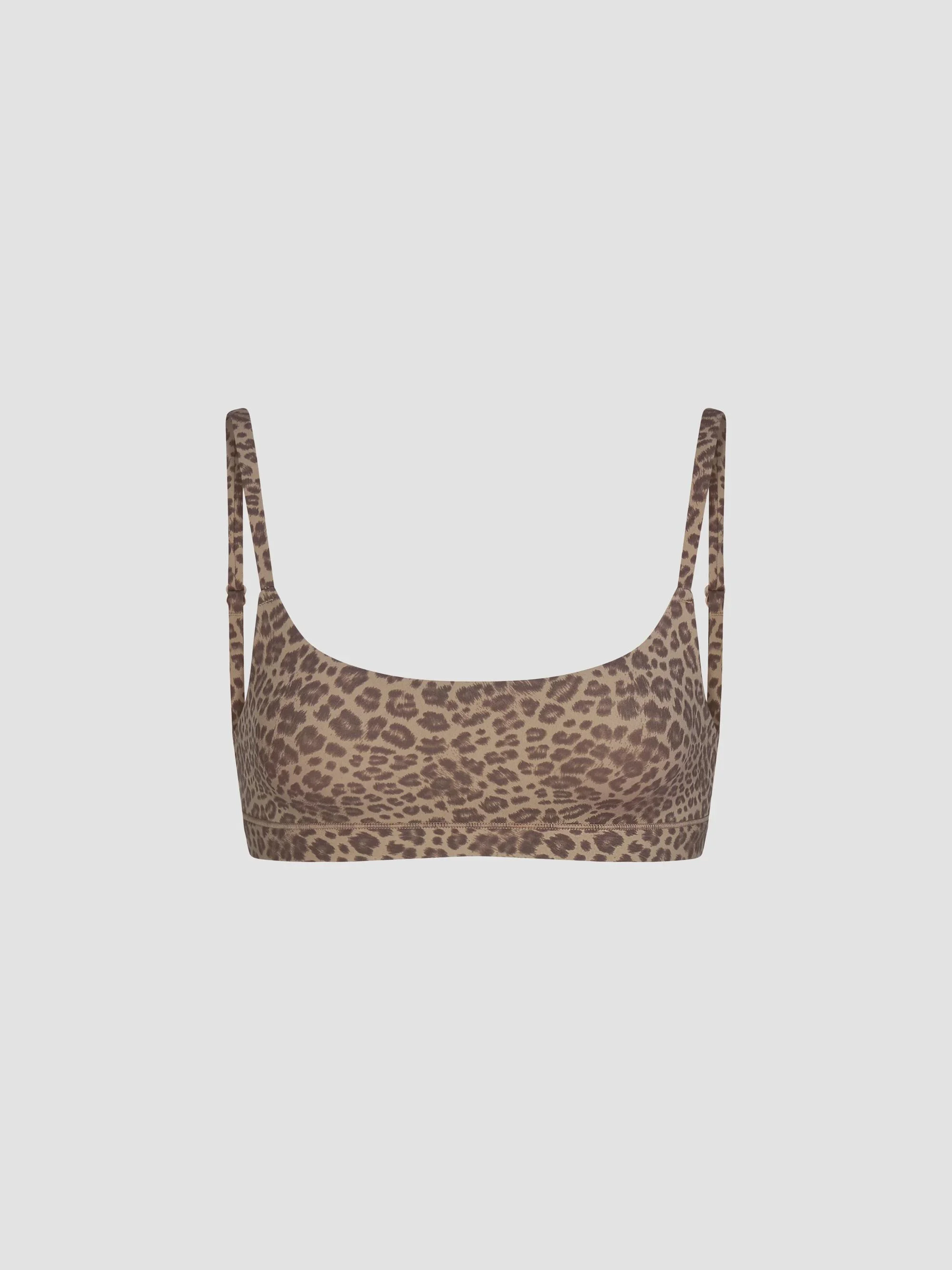 Women's Fits Everybody Scoop Bralette - Desert Leopard Ink - 1