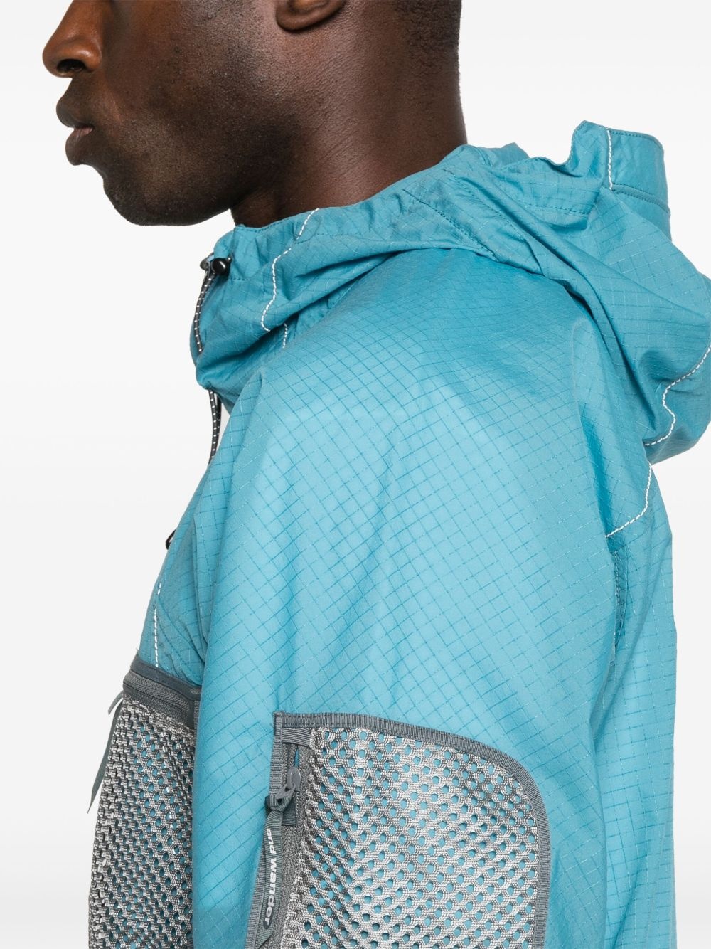 Breath Rip hooded mesh-pocket jacket - 5