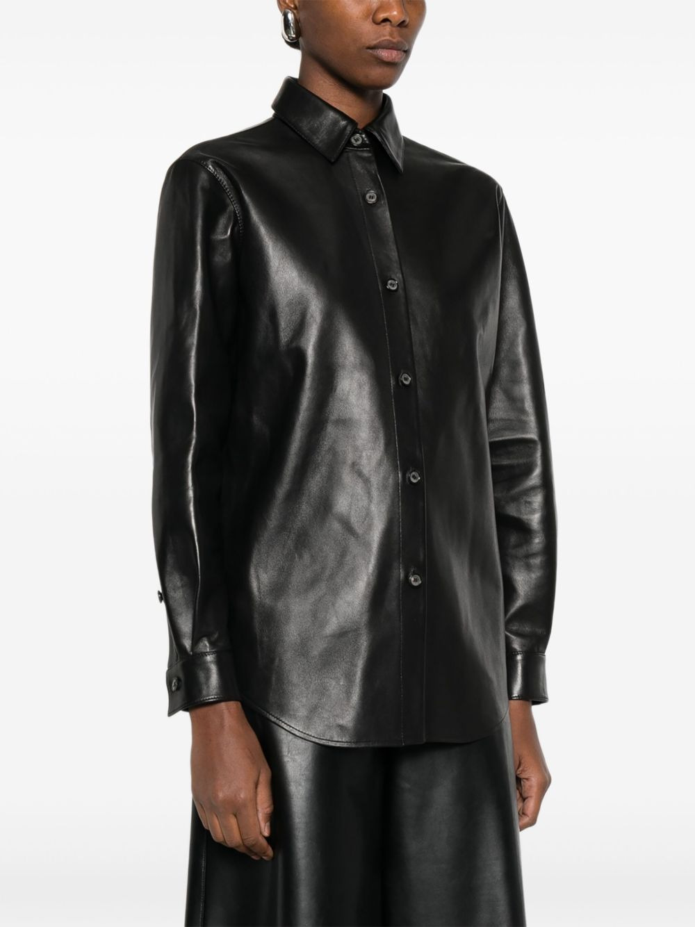 leather shirt - 3