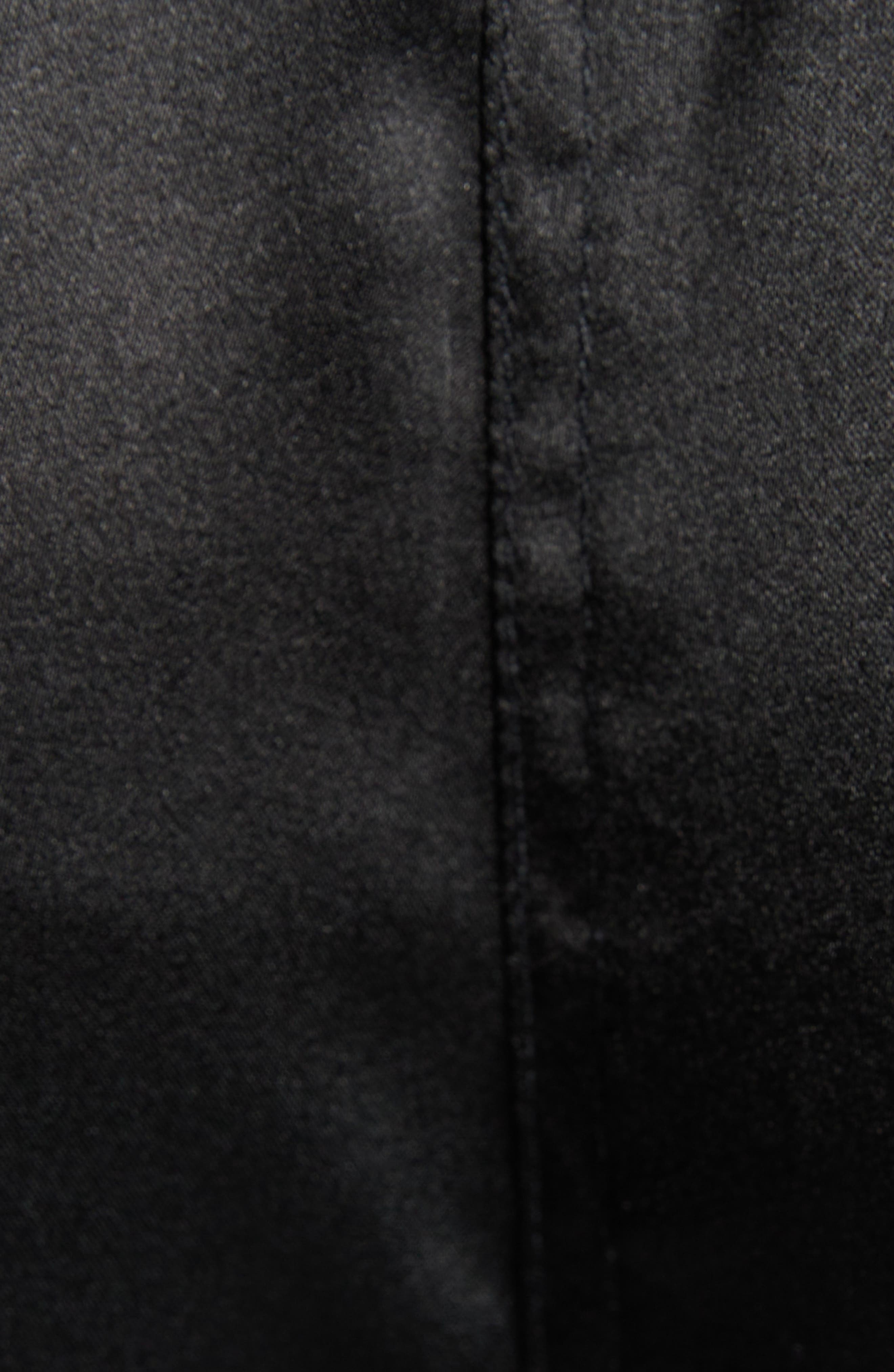 TOM FORD Stretch Silk Satin Flare Leg Cargo Pajama Pants in Black at Nordstrom - 6
