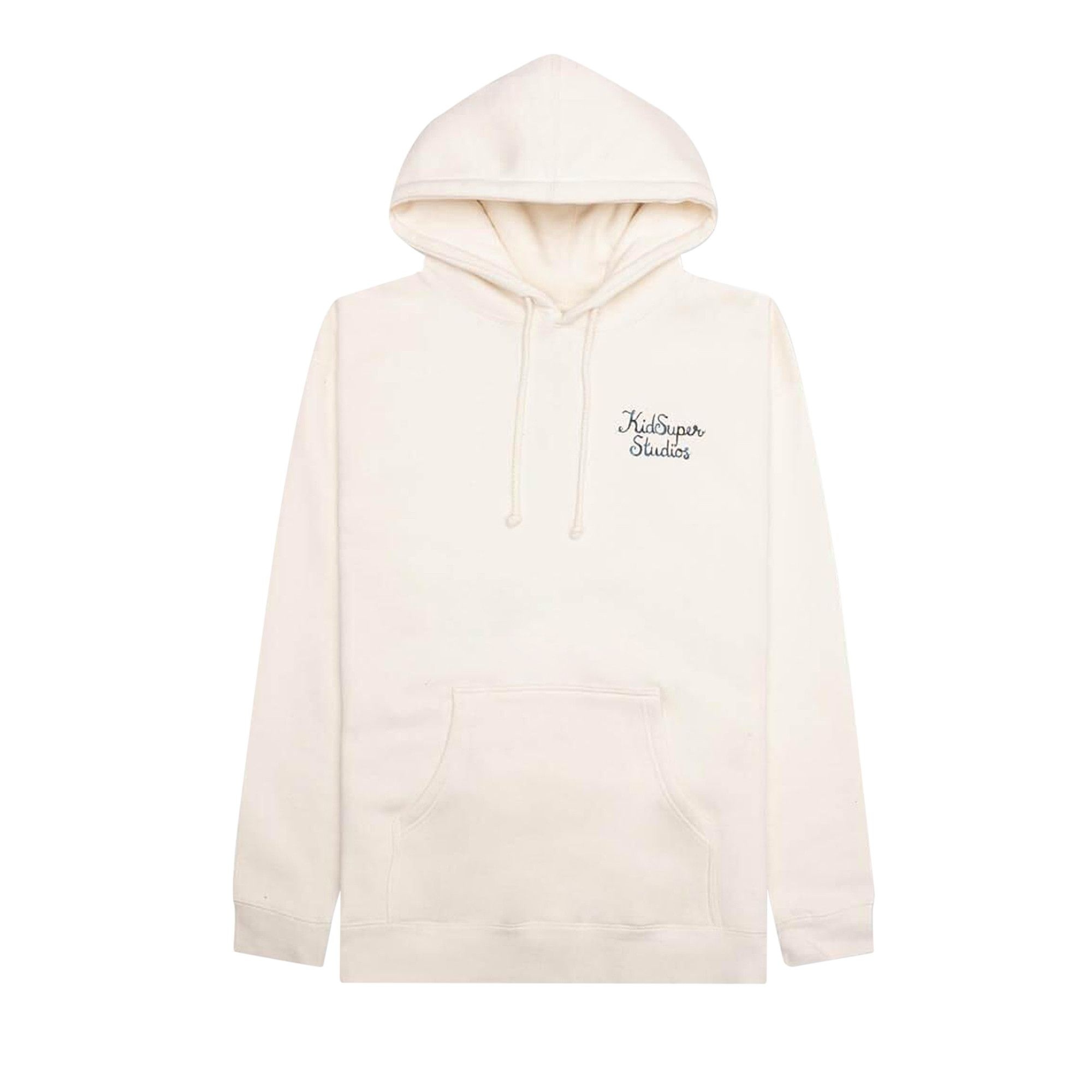 KidSuper Script Logo Hoodie 'Cream' - 1