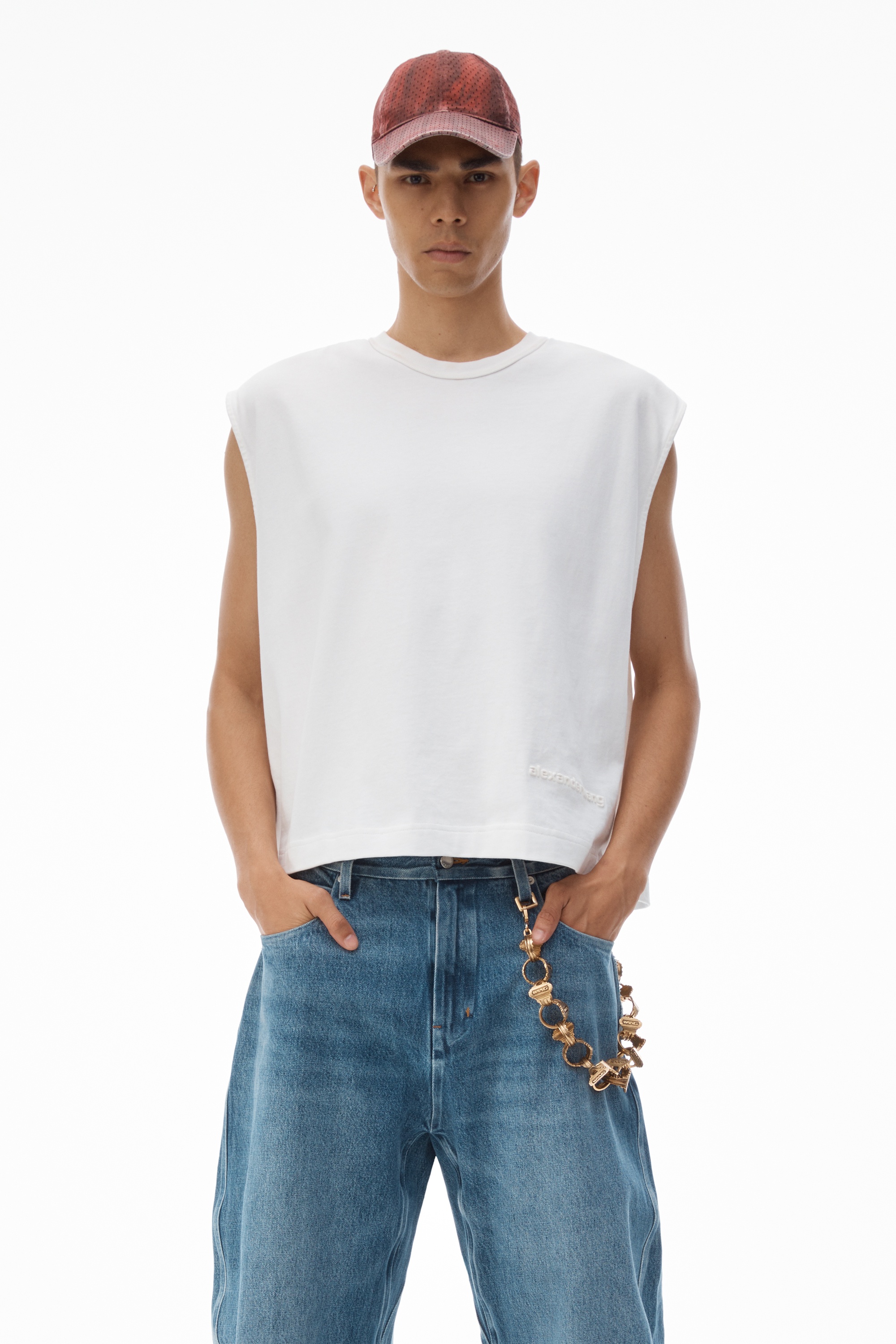 Men's Muscle Tank in Cotton Jersey - 2