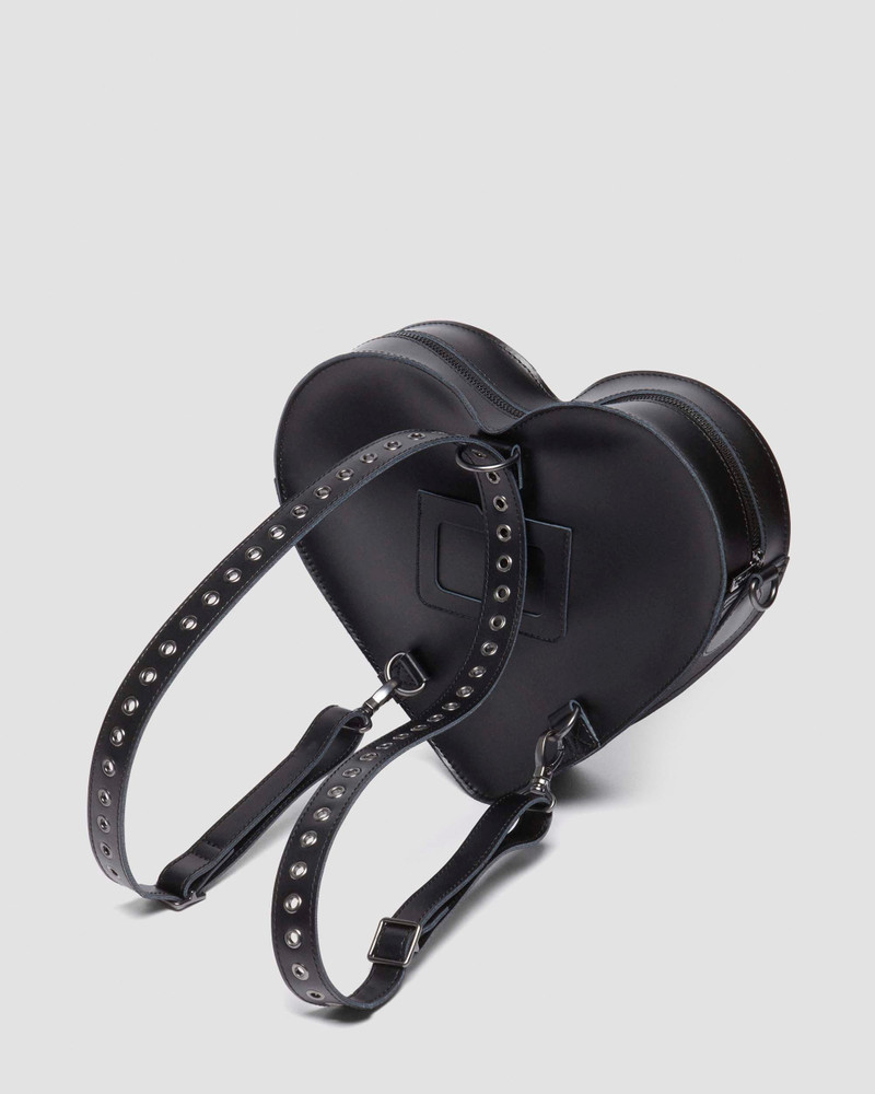 Heart Shaped Hardware Kiev Leather Bag 9