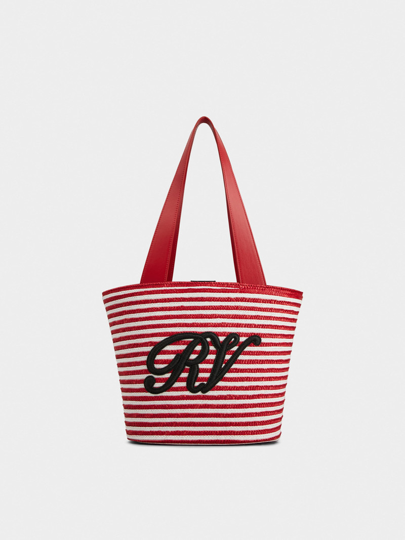 Small Shopping Bag in raffia 1